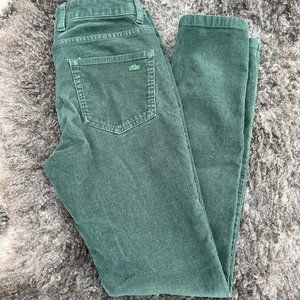 Stio Women's Rivet Cord - size 4R- dark green